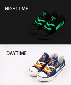 Cincinnati Bengals Limited Print NFL Students Low Top Canvas Shoes Sport Sneakers 2