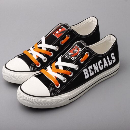 Cincinnati Bengals Low Top Canvas Sport Sneakers Shoes For Men Women Fans - Image 5