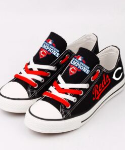 Cincinnati Reds Limited Print MLB Students Low Top Canvas Shoes Sport Sneakers 67365566 aed4 4c9d 9a93 f2267c1ee8e5
