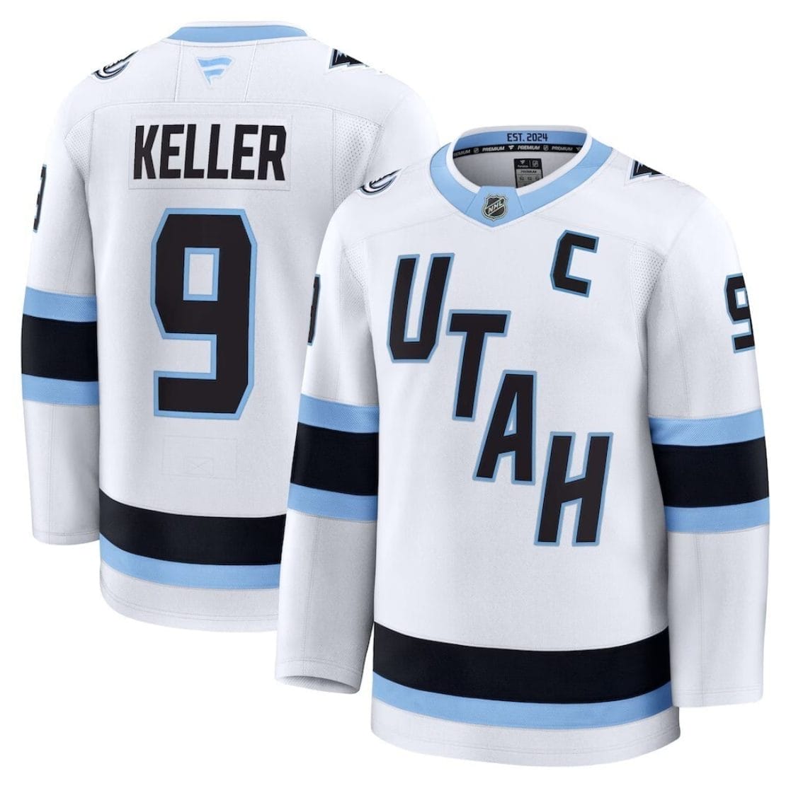 Clayton Keller Jersey #9 Utah Home Away Premium Player Stitched - Image 2