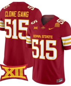 Clone Gang Jersey #515 Iowa State Cyclones 2025 Limited Stitched Cardinal