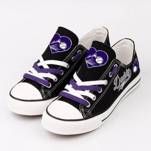 Colorado Rockies Limited Print Low Top Canvas Shoes Sport Sneakers For Men Women Fans