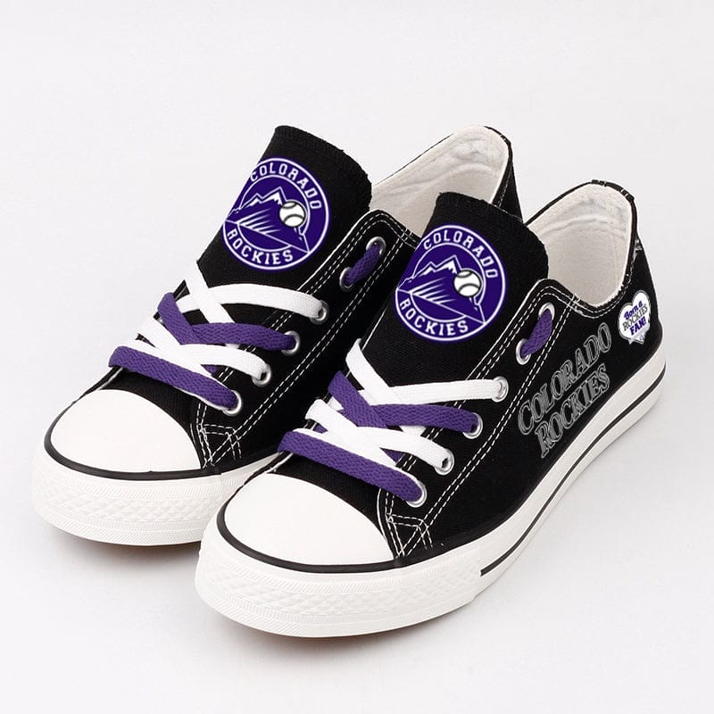 Colorado Rockies Limited Print Low Top Canvas Shoes Sport Sneakers For Men Women Fans - Image 5