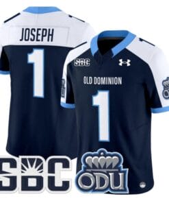 Colton Joseph Jersey #1 Old Dominion Monarchs 2025 Vapor Stitched Navy Alter