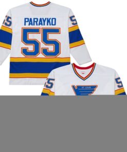 Colton Parayko Jersey #55 St. Louis Blues Throwback 1990-91 Power Play Stitched