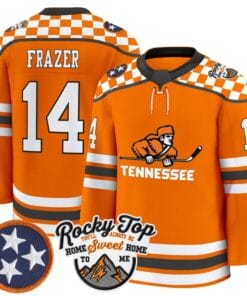 Connor Frazer Jersey 14 Tennessee Volunteers 2025 26 Premium Stitched Orange
