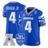 CortezBrahamJrJersey 4MemphisTigers2025VaporLimitedStitchedRoyal