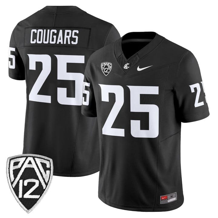 Cougars Jersey #25 Washington State Cougars 2025 Vapor Limited Stitched - Image 2