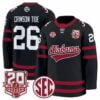 Crimson Tide Jersey 26 Alabama Crimson 2025 26 20th Patch Stitched Black 399559e6 d231 4d66 9476 117870474e6b
