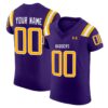 CustomBadgersJerseyNameandNumberPurpleAllStitched