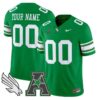 CustomNorthTexasMeanGreenJersey2025VaporLimitedStitchedGreen