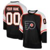 CustomPhiladelphiaFlyersJerseyNameandNumberAllStitchedBlack