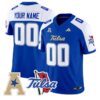 CustomTulsaGoldenHurricaneJersey2025VaporLimitedStitchedRoyalAlter