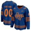 CustomUTSAHockeyJerseyNameandNumberAllStitchedNavy