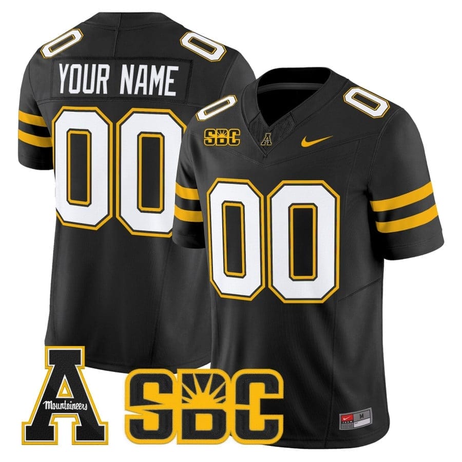 Custom App State Mountaineers Jersey Name, Number 2025 Vapor Limited Stitched - Image 2