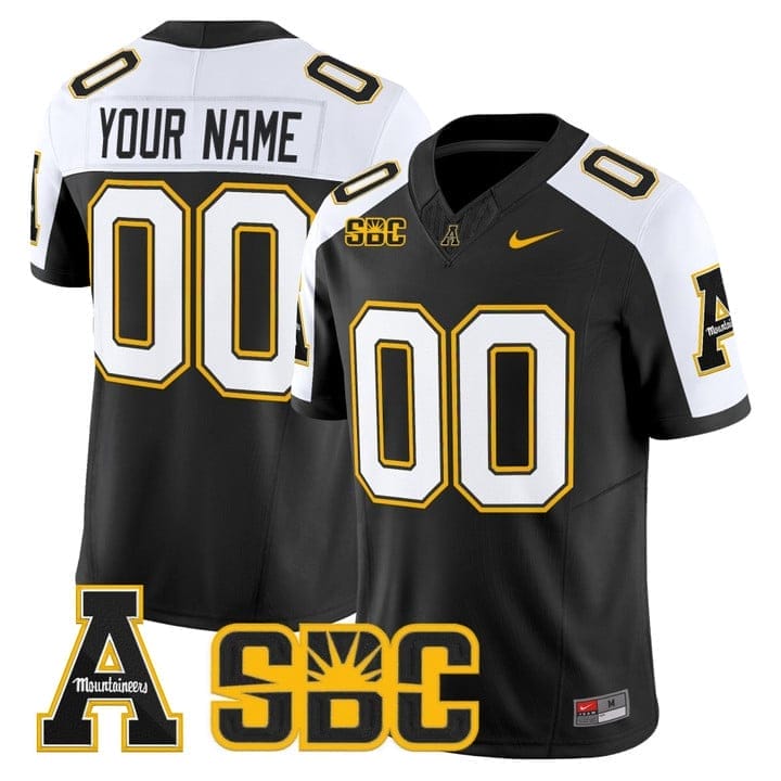 Custom App State Mountaineers Jersey Name, Number 2025 Vapor Limited Stitched