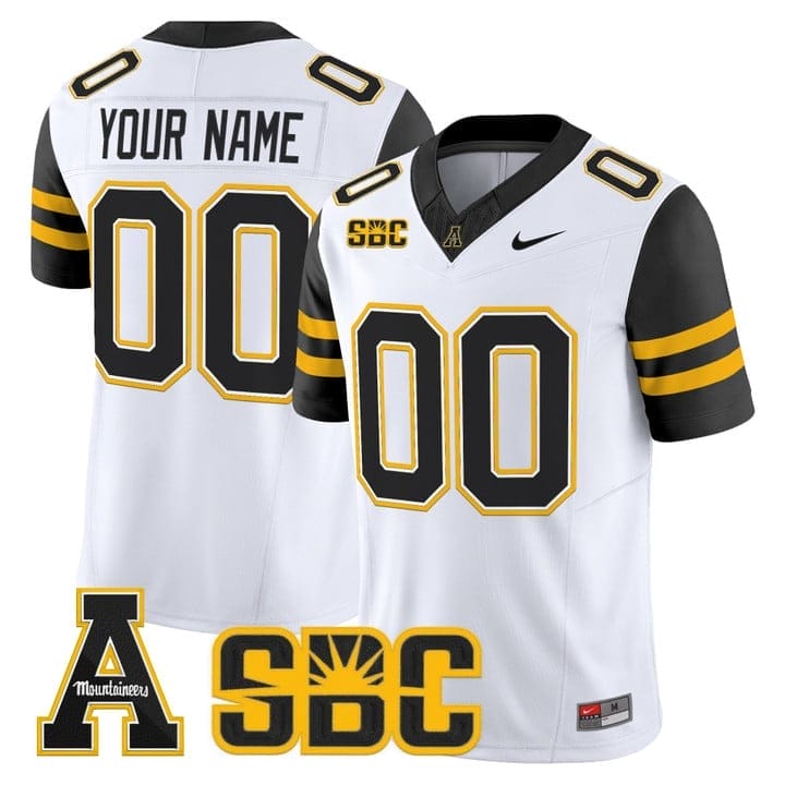 Custom App State Mountaineers Jersey Name, Number 2025 Vapor Limited Stitched - Image 4