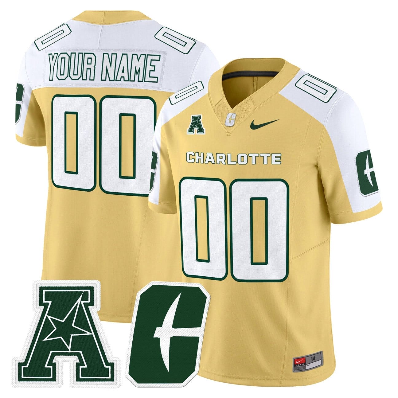Custom Charlotte 49ers Jersey Name, Number 2025 Vapor Limited Stitched - Image 2
