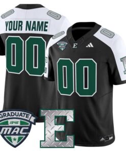 Custom Eastern Michigan Eagles Jersey 2025 Vapor Limited All Stitched Black Alter a178ab1c c005 42df 93d2 e71d5ff08839