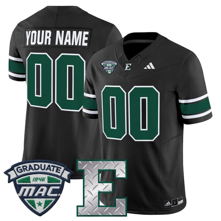 Custom Eastern Michigan Eagles Jersey 2025 Vapor Limited All Stitched