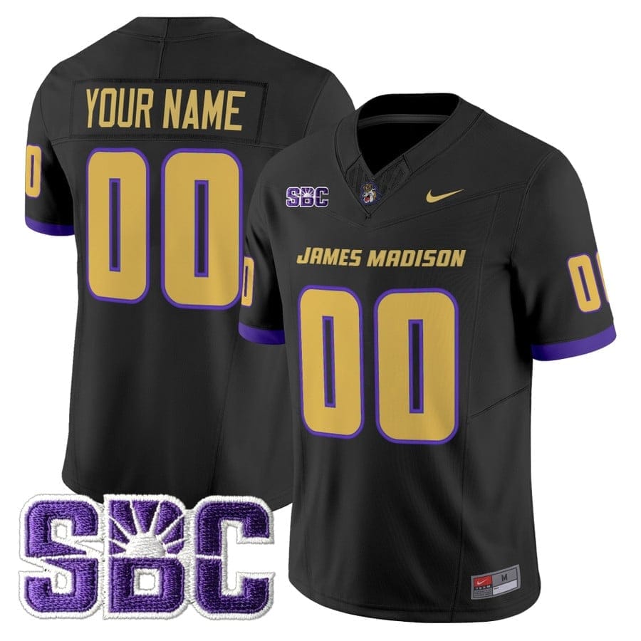 Custom James Madison Dukes Jersey Name, Number 2025 Vapor Limited Stitched - Image 2