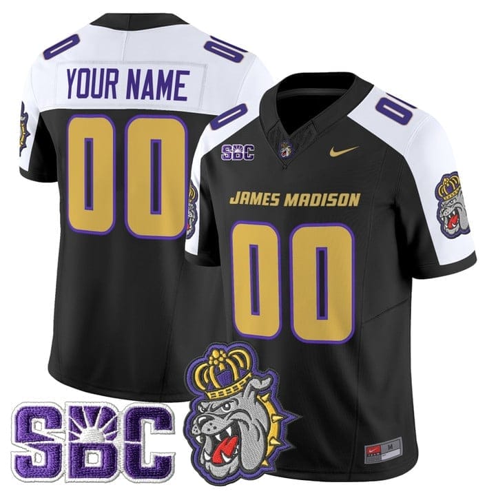 Custom James Madison Dukes Jersey Name, Number 2025 Vapor Limited Stitched
