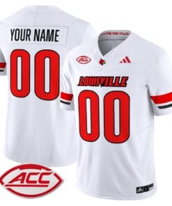 Custom Louisville Cardinals Jersey Name Number 2025 Vapor Stitched White