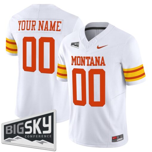 Custom Montana Grizzlies Jersey Name, Number 1995 Throwback Limited Stitched - Image 3