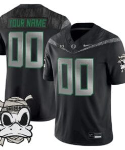 Custom Oregon Ducks 2025 Jersey Mummy Duck Vapor Limited Stitched