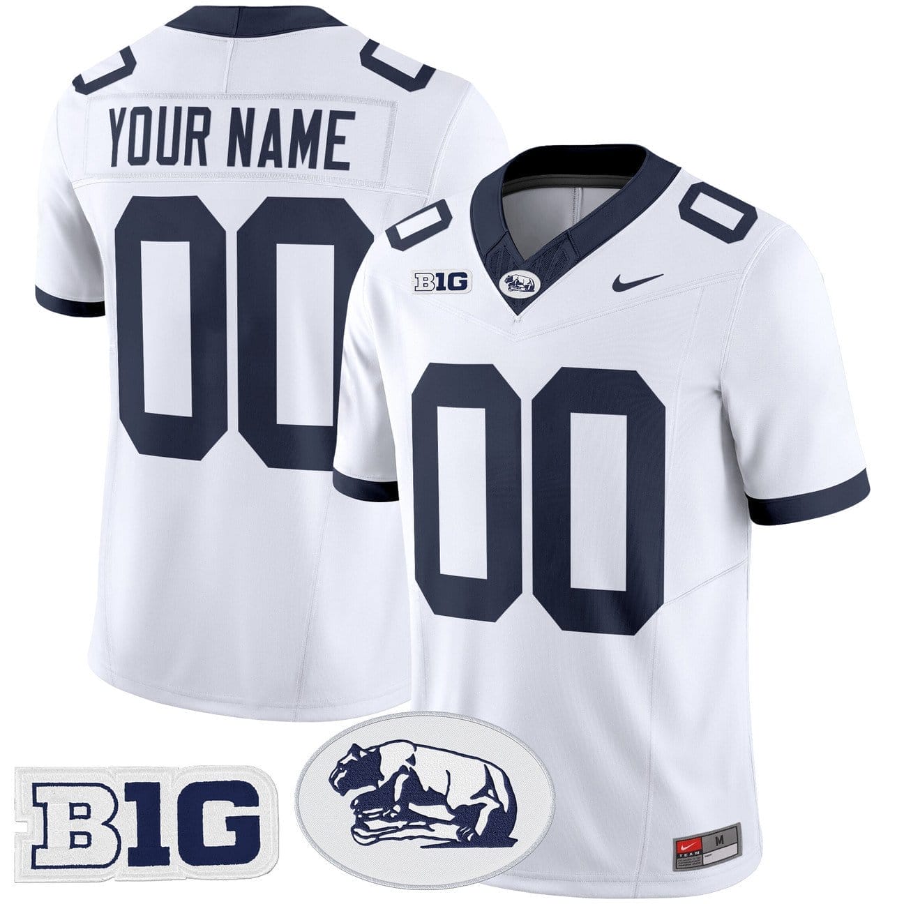 Custom Penn State Jersey Name, Number 2025 Throwback Vapor Limited Stitched - Image 3