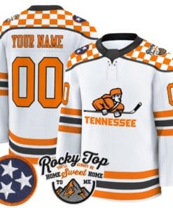 Alternative view of Custom Tennessee Volunteers Jersey Name, Number 2025-26 Premium Stitched