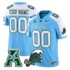 Custom Tulane Green Wave Jersey Name Number 2025 Vapor Stitched Blue Alter ea3dbc12 45d1 4537 a683 8b2faa6f709e