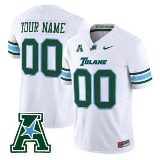 Custom Tulane Green Wave Jersey Name, Number 2025 Vapor Limited Stitched - Image 5