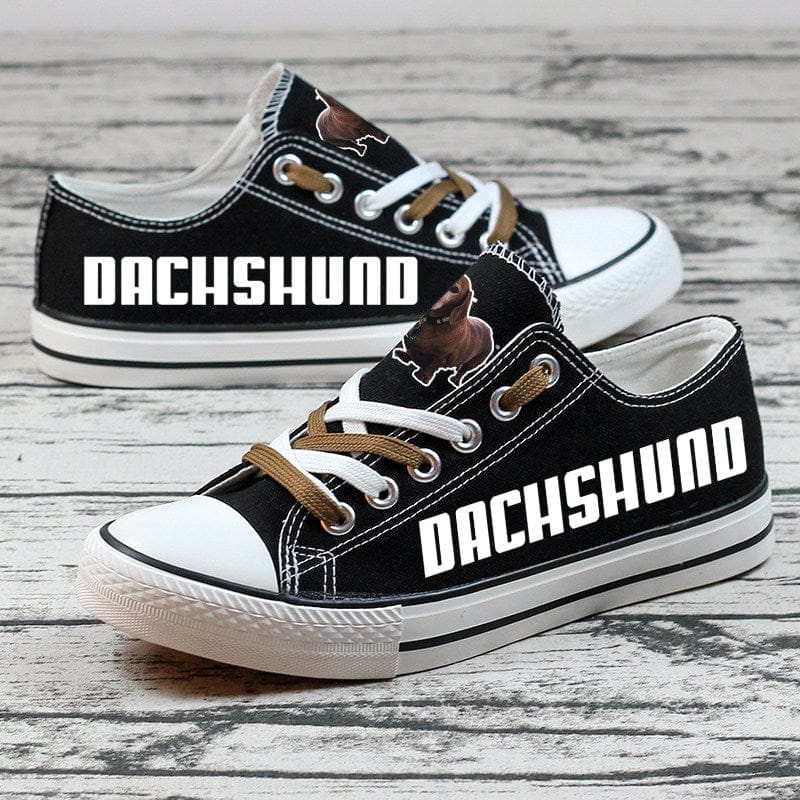 Dachshund Canvas Sneakers Shoes For Men Women Fans - Image 2