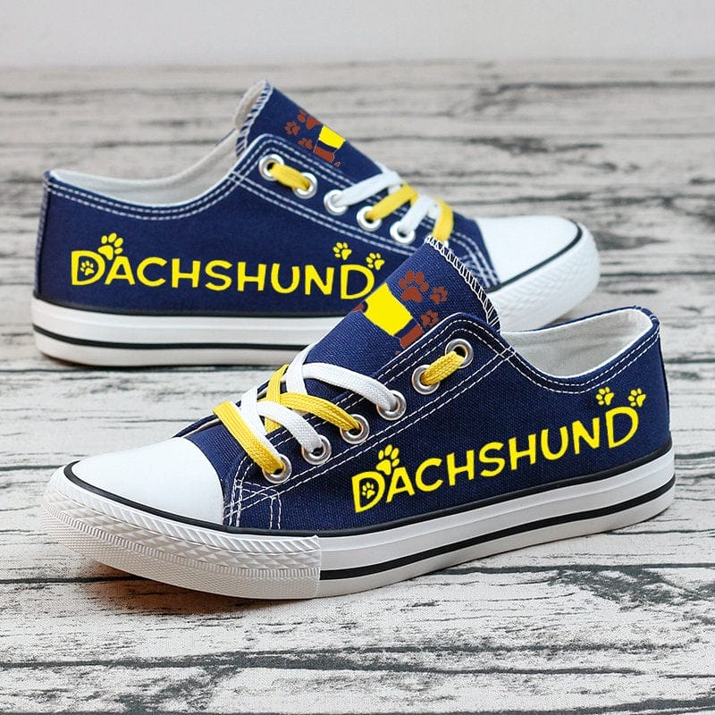 Dachshund Canvas Sneakers Shoes For Men Women Fans - Image 3