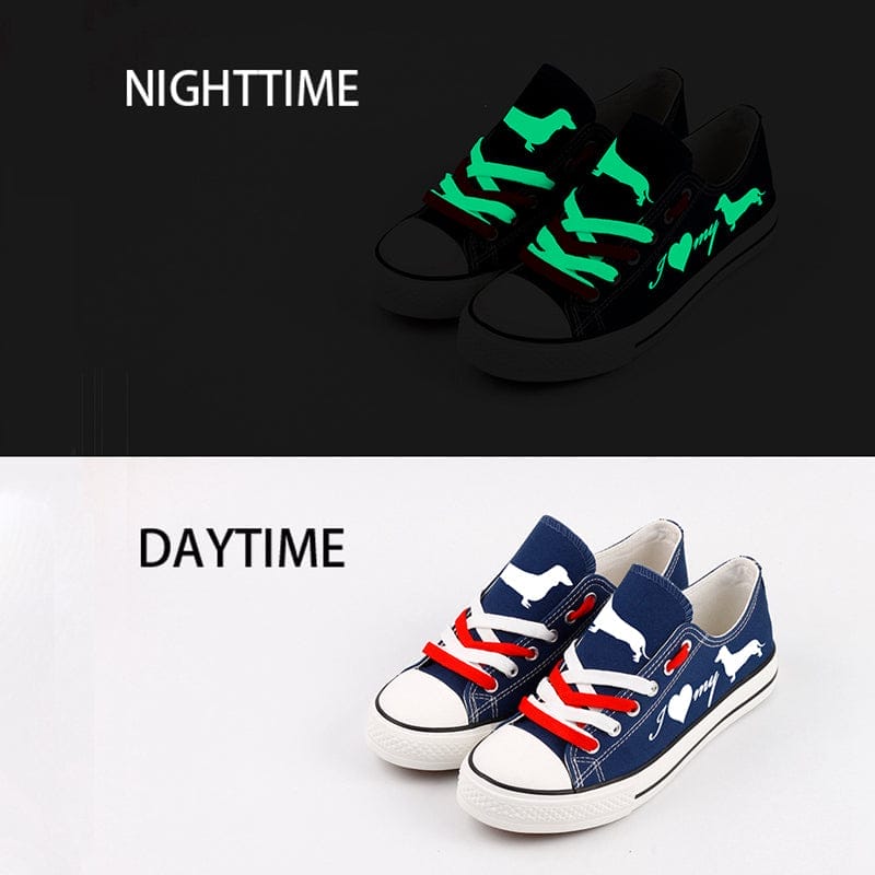 Dachshund Canvas Sneakers Shoes For Men Women Fans - Image 5