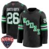 Dakota North Jersey 26 North Dakota Fighting Hawks 2025 26 Stitched Black