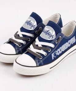 Alternative view of Dallas Cowboys Low Top Canvas Sport Sneakers Shoes For Men Women Fans