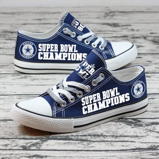 Dallas Cowboys Sport Sneakers Shoes For Men Women Fans - Image 4