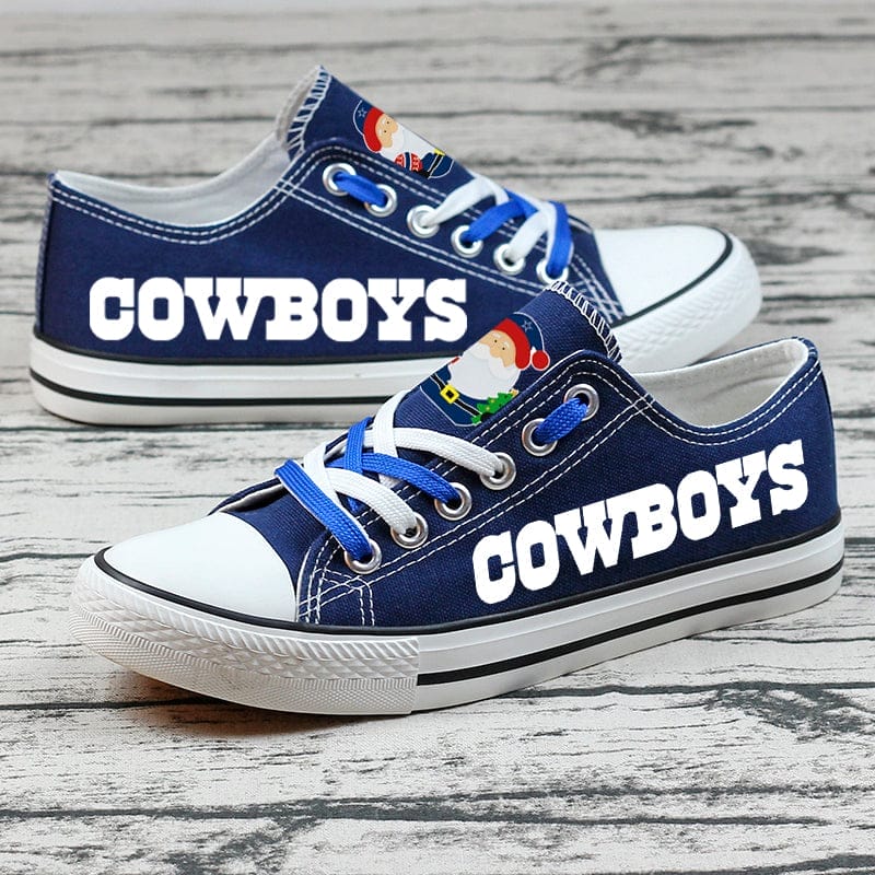 Dallas Cowboys Low Top Canvas Sport Sneakers Shoes For Men Women Fans - Image 3