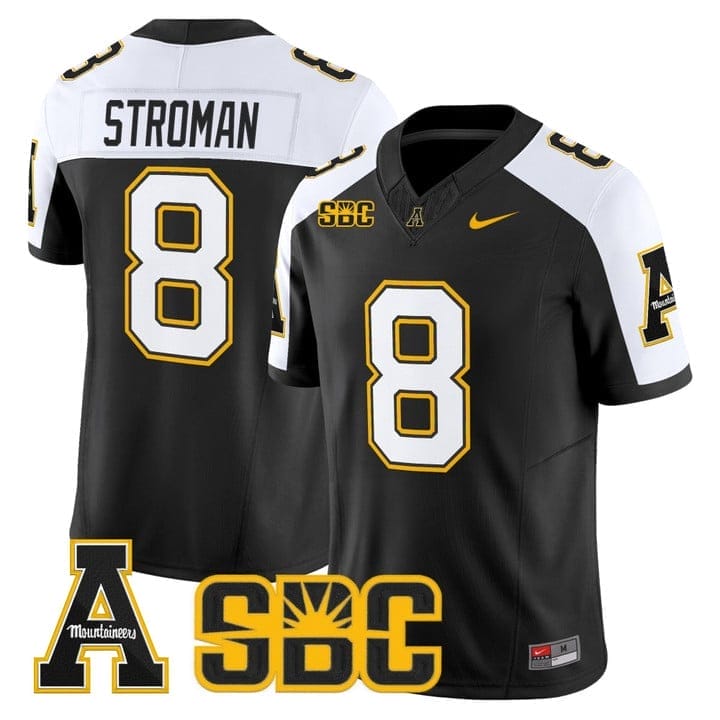Dalton Stroman Jersey #8 App State Mountaineers 2025 Vapor Limited Stitched