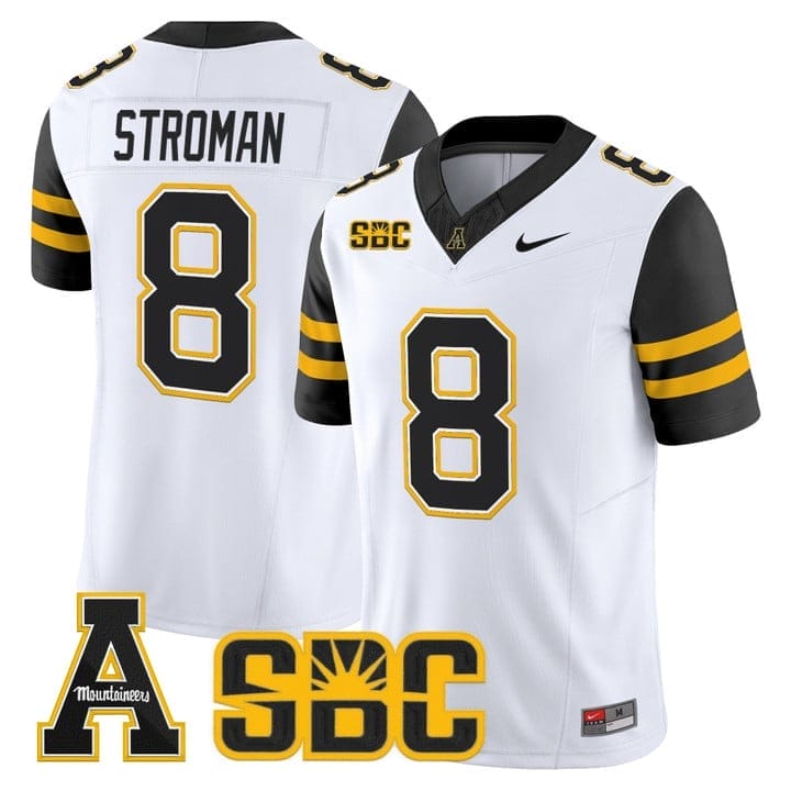 Dalton Stroman Jersey #8 App State Mountaineers 2025 Vapor Limited Stitched - Image 4