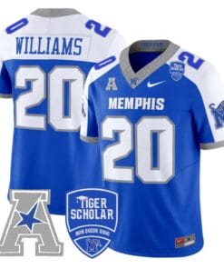 DeAngelo Williams Jersey #20 Memphis Tigers 2025 Limited Stitched Royal Alter