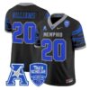 DeAngeloWilliamsJersey 20MemphisTigers2025VaporLimitedStitchedBlack