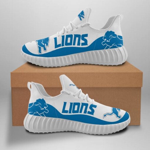 Detroit Lions Sneaker Shoes NFL For Men Women Fans - Image 2