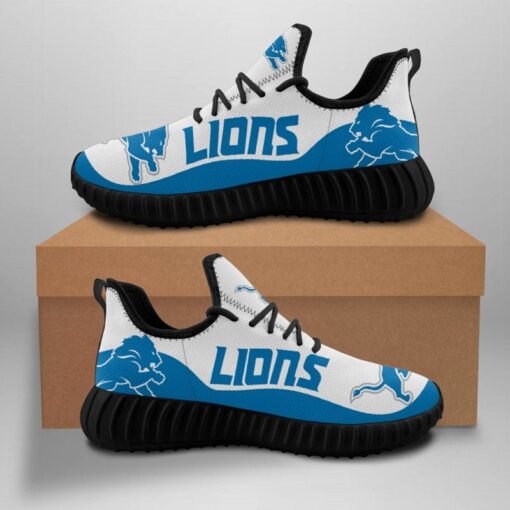 Detroit Lions Sneaker Shoes NFL For Men Women Fans - Image 3