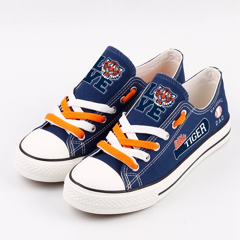 Detriot Tigers Limited Print Low Top Canvas Shoes Sport Sneakers For Men Women Fans - Image 8
