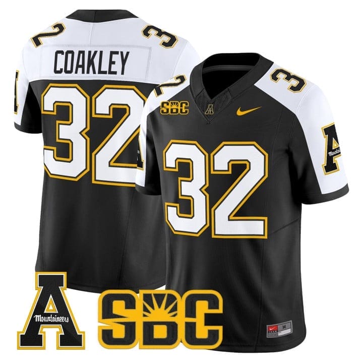 Dexter Coakley Jersey #32 App State Mountaineers 2025 Vapor Limited Stitched