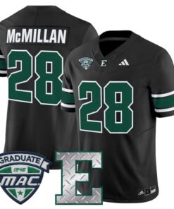 Dontae McMillan Jersey #28 Eastern Michigan Eagles 2025 Limited Stitched