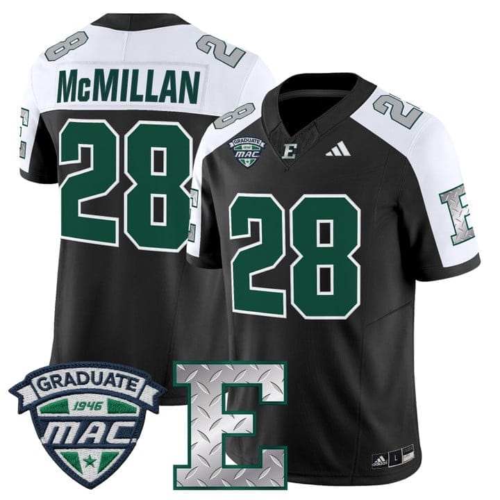 Dontae McMillan Jersey #28 Eastern Michigan Eagles 2025 Limited Stitched - Image 3